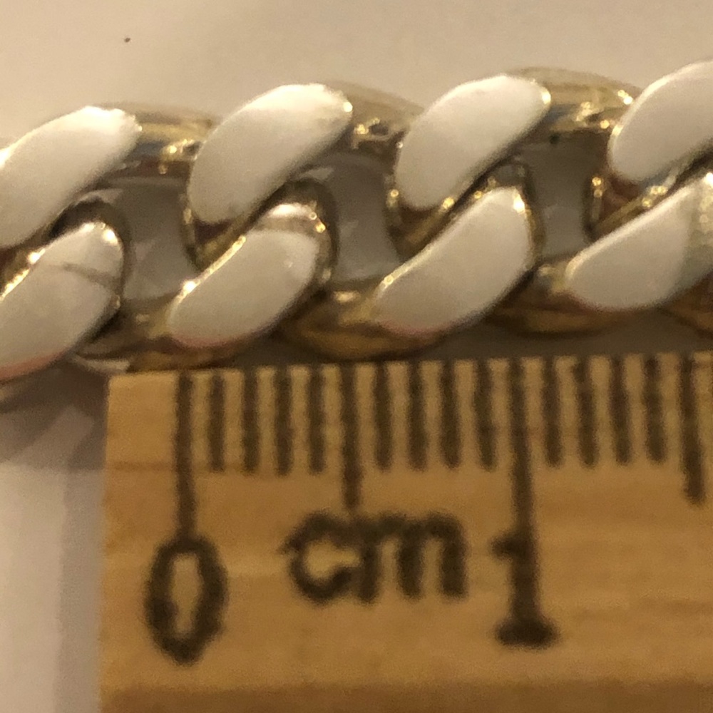 Chain bracelet 8mm 925 silver chain - Picture 5 of 5